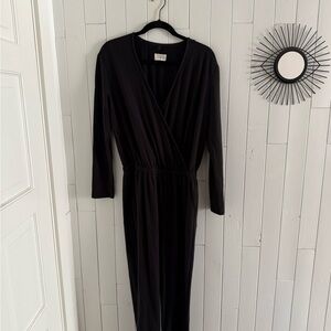 Black Long Sleeve Jumpsuit